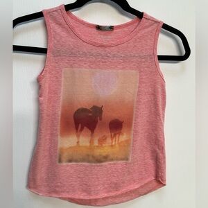 Xhilaration, Girls, Tank, Coral, Size S 6X